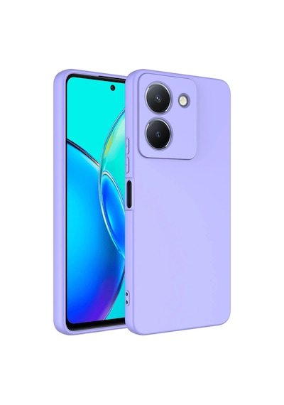 Vivo Y36 4g Kılıf Zore Mara Lansman Kapak Lila