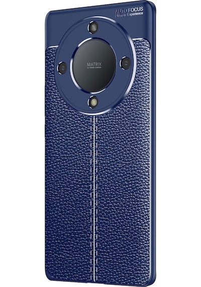 Huawei Honor X 9a Kılıf Zore Niss Deri Desenli Silikon Kılıf