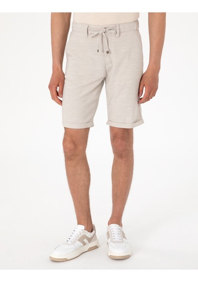 Pierre Cardin Erkek Bej Şort / Bermuda 50305677-vr011 Bej