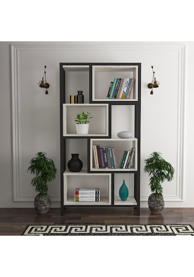 Ünkay Çok Raflı Kitaplık Krem