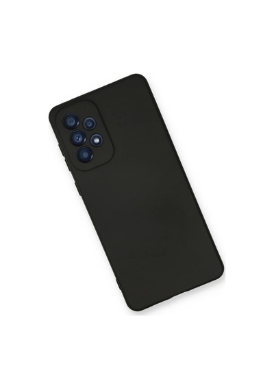 Samsung Uyumlu Galaxy A73 5g Kılıf Nano İçi Kadife Silikon - Siyah Diğer