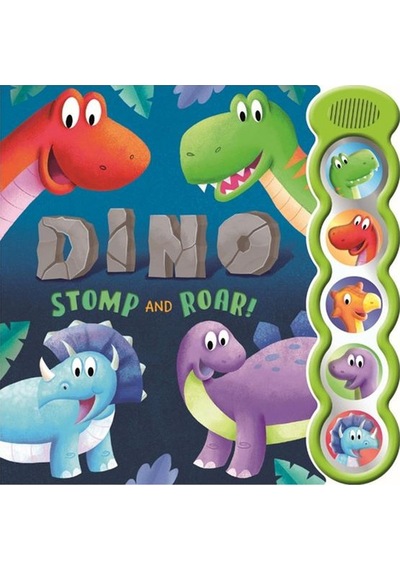 Dino Stomp And Roar Sound Book Ciltli Igloo Books
