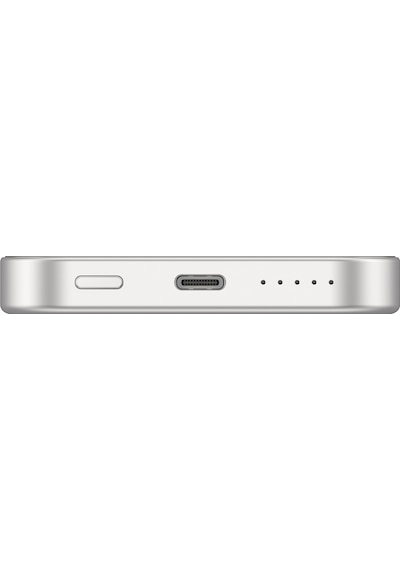 Mag Q-Elite Wireless 5.000 Mah 20W Qi2 Magsafe Uyumlu Manyetik Kablosuz Ince Powerbank Gümüş Renk