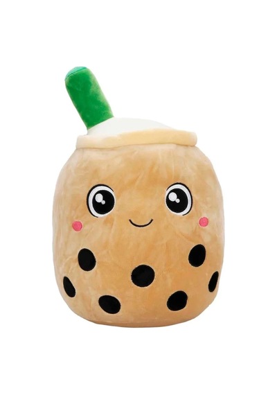 Peluş Bubble Tea 35 Cm Çocuklar İçin Eğlenceli Oyuncak Çok Renkli