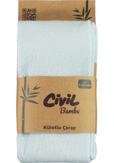 Civil Baby Kız Bebek Külotlu Çorap 6-12 Ay Mavi 70a839007ss1-3 Mavi