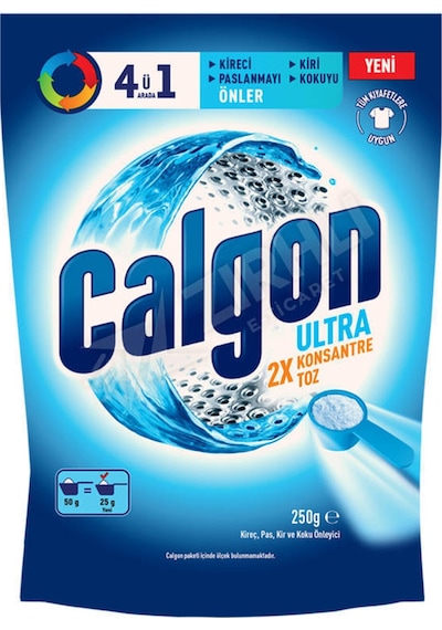 2 Adet Calgon Toz Poşet 250 Gr