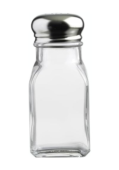 Salt And Pepper Metal Kapaklı 2&apos Li Tuzluk Biberlik Baharatlık 100 Cc Acı Kahverengi
