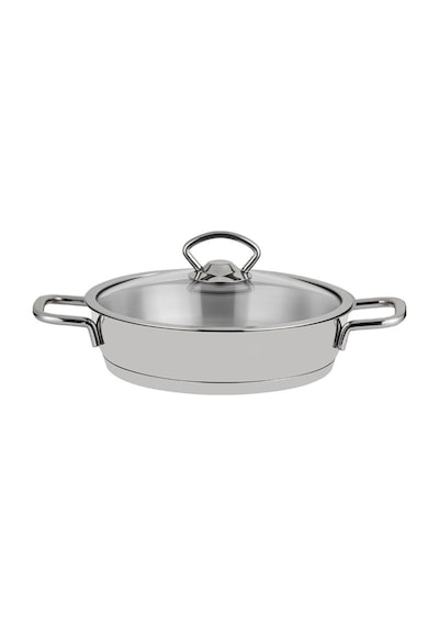 Nehir Silver Trend 6 Parça Çelik Sahan Seti