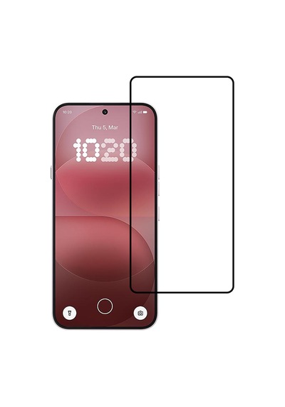 Nothing Phone 4a Pro İle Uyumlu Tam Kaplayan Çerçeveli Tempered Ekran Koruyucu -al3276