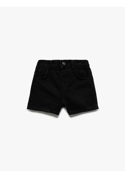 Koton Pamuklu Cep Detaylı Basic Denim Şort Siyah 5smg40015ad Siyah Koton Pamuklu Cep Detaylı Basic Denim Şort Siyah 5smg40015ad Siyah