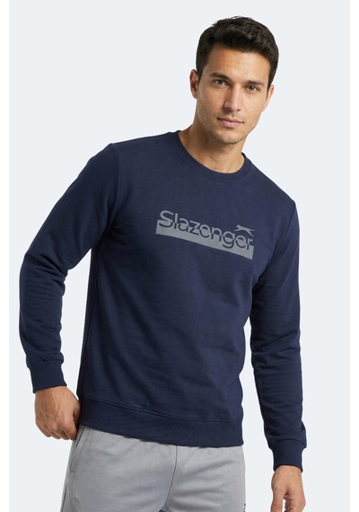 Slazenger Garage Erkek Lacivert Sweatshırt