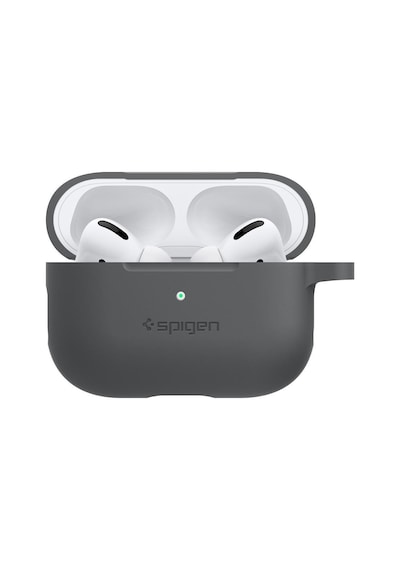 Apple Uyumlu AirPods Pro Kulaklık Kılıfı, Spigen Silicone Fit