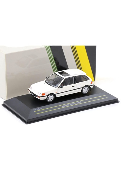 1:43 Ölçek Fırst43 1987 Honda Civic Diecast Metal Minyatür Model Araba 10cm