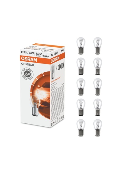 Osram 7528 P21 5W 1016 Stop Ampul 12V 21 5W Çift Duy Şaşı Tırnak