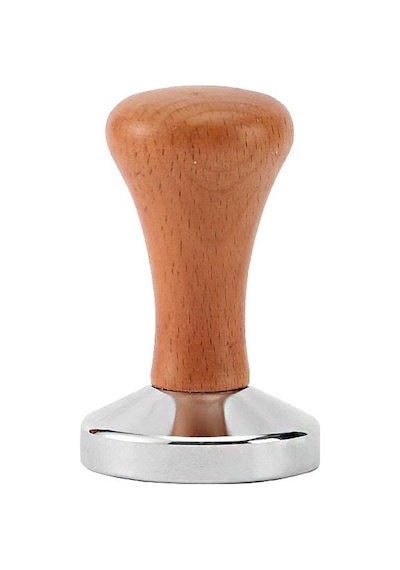Çelik 51 Mm Espresso Makinesi Tamperi Barista Ekipmanı Mt135 Gümüş