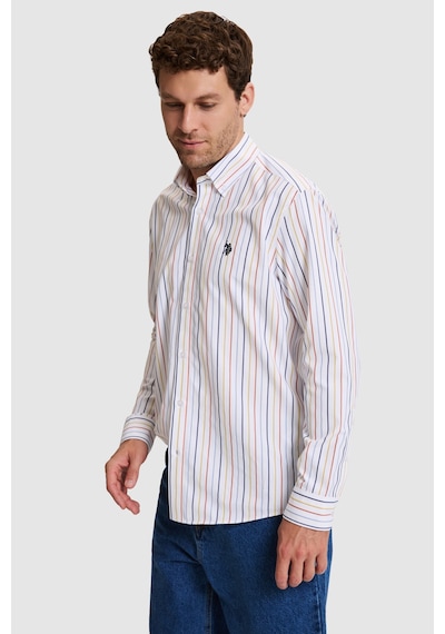 U.S. Polo Assn. Erkek Sarı Uzun Kollu Gömlek 50324651 Vr044