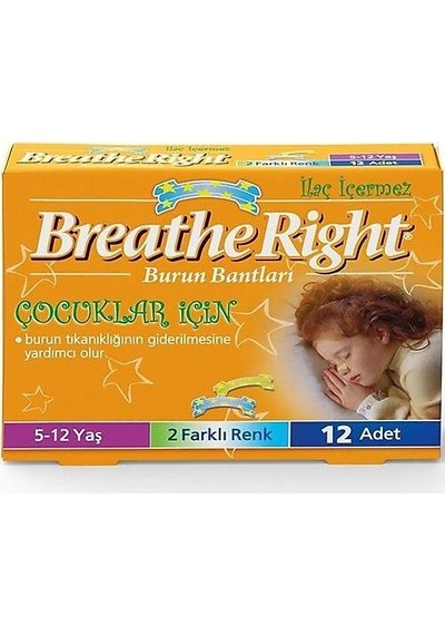 BREATHE RIGHT BURUN BANDI ÇOCUK 10 LU