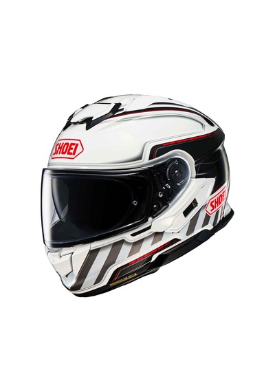 Shoei Gt-air 3 Discipline Kapalı Motosiklet Kaskı Beyaz - Siyah - Kırmızı