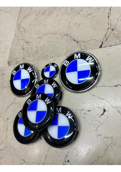 Bmw 5 Serisi E34 E39 E60 F10  Tip Kaput Bagaj Jant Ve Direksiyon Logo Seti 0