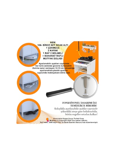 Eliusta Yankı 56 Cm Derinlik 80 Cm Genişlikte Dolap Baharat Raflı Set Üstü Ocak Uyumlu 80x88x56 Cm Dolap Beyaz Eliusta Yankı 56 Cm Derinlik 80 Cm Genişlikte Dolap Baharat Raflı Set Üstü Ocak Uyumlu 80x88x56 Cm Dolap Beyaz