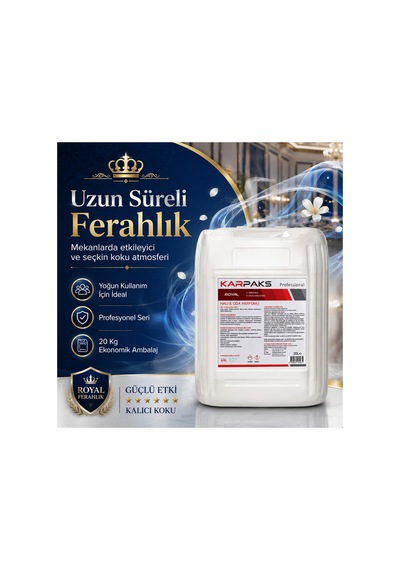 Royal Halı Ve Oda Parfümü 20 Lt Profesyonel Büyük Boy Asil Ve Ferah Koku
