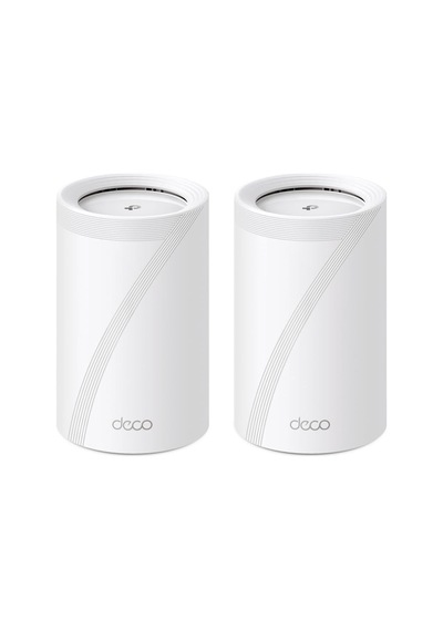 Tr Deco Be65 2-pack, Be9300 Mbps, 4 2.5 Gbps Portlar, 320 Mhz Kanallar, 6 Ghz Bandında Çalışır, 200 Cihaza Kadar