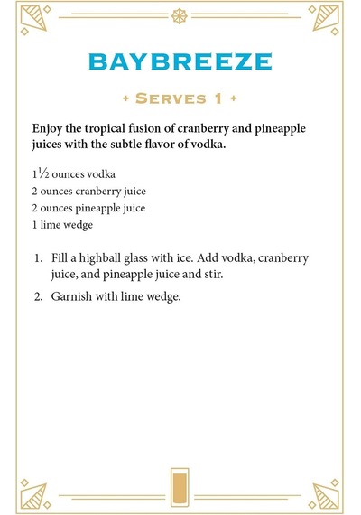Vodka Cocktail Cards A Z: The Ultimate Drink Recipe Dictionary Deck