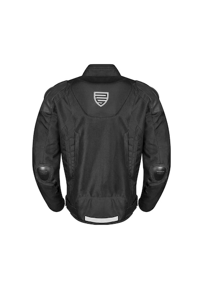 Prosev 195 Gp Knight Motosiklet Montu 4 Mevsim Hörgüçlü Maxdura 600-d Dayanıklı Kumaş Deri Motorcu Mont Black