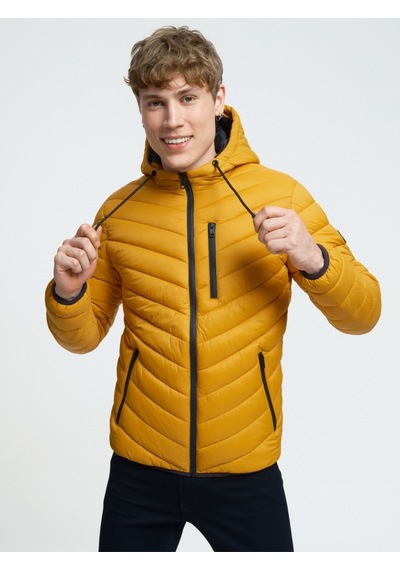 Regular Fit Erkek Mont Safran