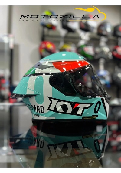Tt-revo Leopard Trıcolor Kapalı Kask Şeffaf Vizörlü Gönderilmektedir Turkuaz