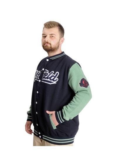 Mode Xl Büyük Beden Erkek Kolej Mont My Field 23626 Lacivert 001