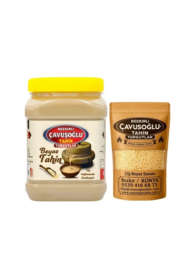 Beyaz Tahin 930g Beyaz Kavrulmamış Çiğ Susam 500g