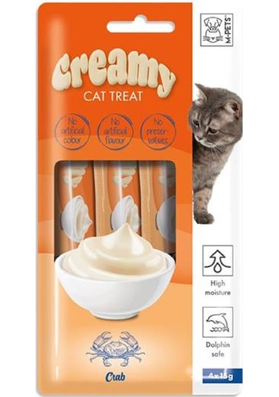 M-Pets Yengeçli Yetişkin Kedi Ödülü 4 x 15 G