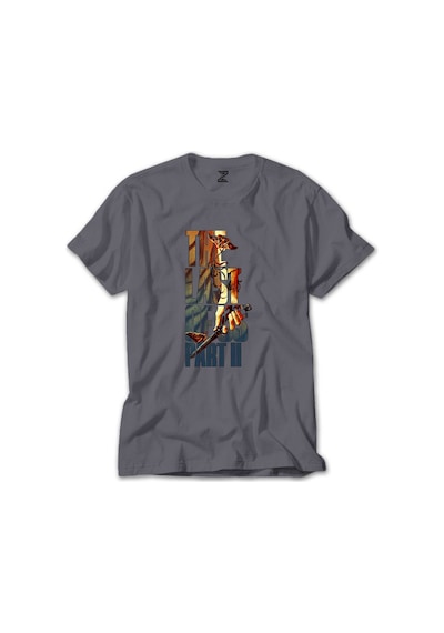The Last of Us 2 Butterfly Gri Tişört