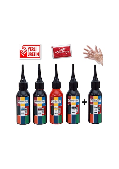 Hp , Epson, Canon, Brother Tanklı Yazıcı Üniversal Mürekkep Dolum Seti 5x100 gr.