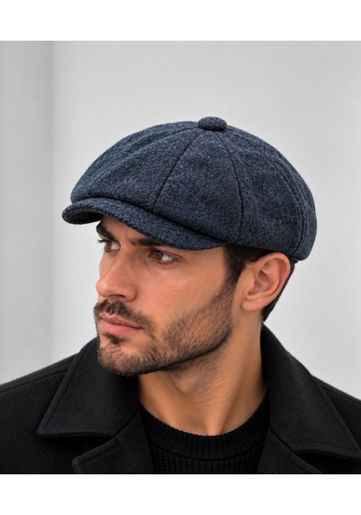 Aida Jewelss Modern Kasket Baretta Kışlık Şapka Peaky Blinders Şapka Açık Camel