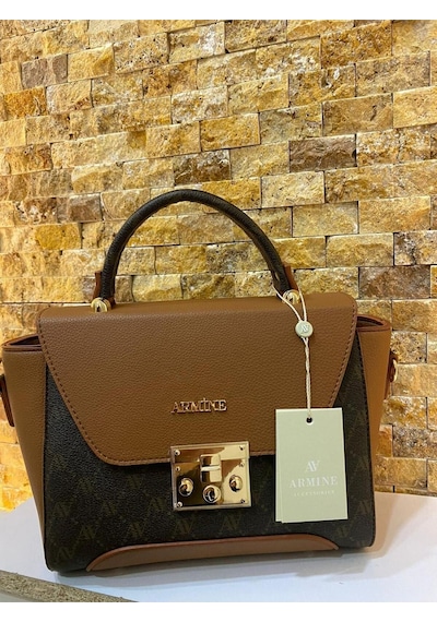 Armine 378 Kadın Omuz & Kol Çantası ARMİNE-378-R146340 Kahverengi