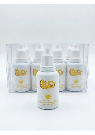 Bd Sıvı Gıda Renklendiricisi Sarı 20 Ml