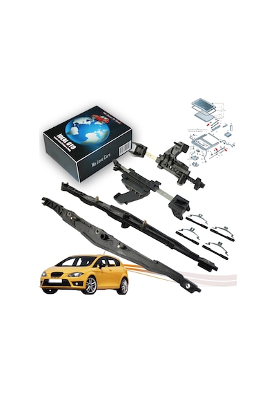 Seat Leon 2 1p1 2005-2013 5m0877481a 4b0877165, 8d5877151a İçin Sunroof Kızak Tamir Seti