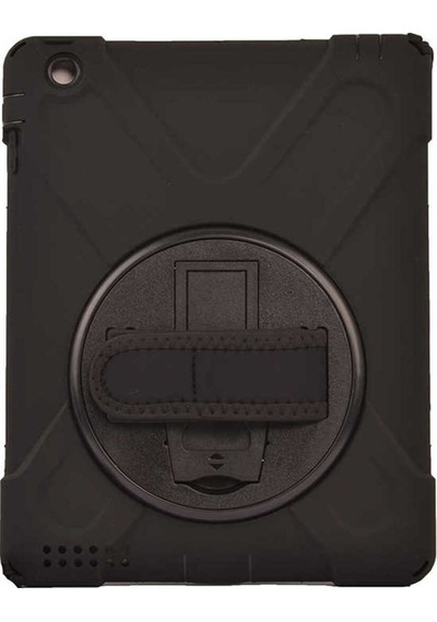 iPad Uyumlu  Mini 2-3 Tkdw Defender Tablet Silikon - Siyah Arka Kapak