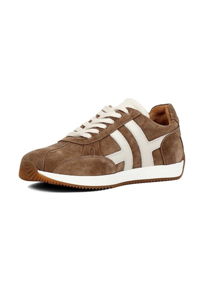 Kadın Vizon Süet Deri Sneaker
