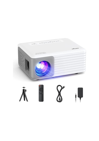 Akıyo Mini Wifi Yükseltilmiş Bluetooth Taşınabilir Projektör