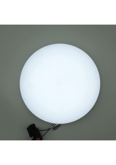 Yuvarlak Dış Mekan Sıva Üstü 20w Led Panel Armatür Trafolu Beyaz Işık