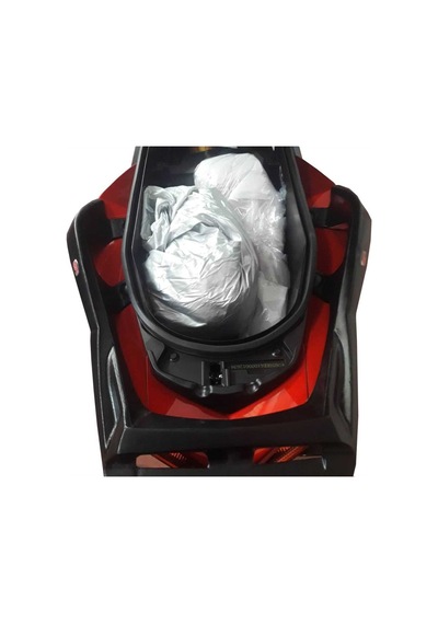 Gp Kompozit Yamaha Xmax 250-400 2018-2024 Uyumlu Arka Çanta Demiri Siyah Çok Renkli