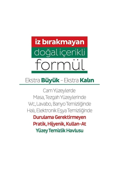 Sleepy Easy Clean Yüzey Temizlik Havlusu 100' Lü X 4 Adet 400 Yaprak Tekli