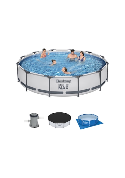 Bestway Steel Pro Max Prefabrik Havuz Set Bw453 ( 366 Cm x 76 Cm