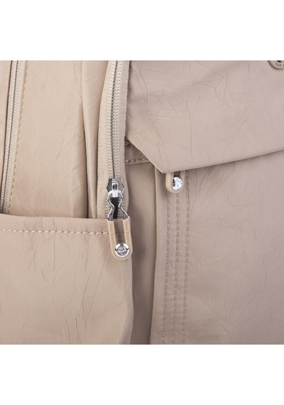 Nas Bag Unisex Büyük Boy Su Geçirmez Çok Gözlü Extra Hafif Sportif Sırt Çantası Vizon