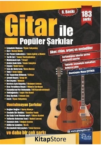 Gitar ile Popüler Şarkılar - Musa Çetiner - Beste Yayınları
