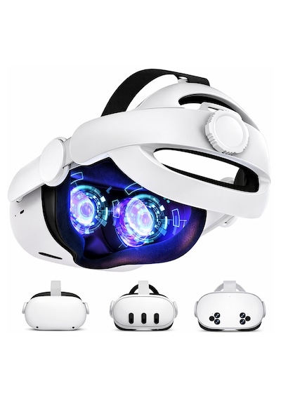Meta Quest 2/3/3s Uyumlu Vr Baş Bandı Ayarlanabilir Elite Strap, Basıncı Azaltan Kayış,vr Değildir.