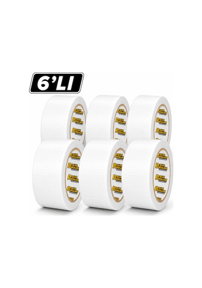 Pro Plus Beyaz Tamir Bandı 48 Mm X 10 Metre Güçlü Yapışkanlı Dayanıklı Onarım Bandı Diğer